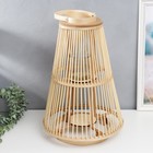 Подсвечник дерево на 1 свечу "Эко" 55х36х36 см - фото 21494688