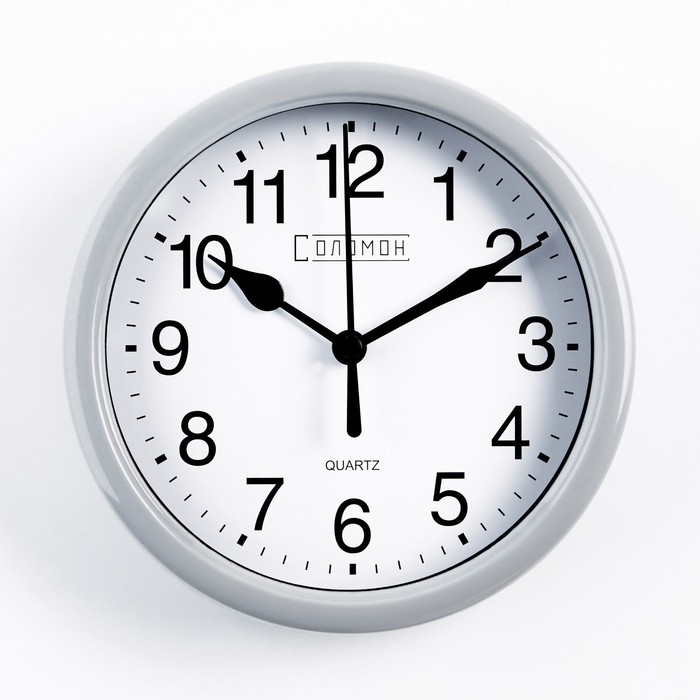 Часы настенные "Соломон", плавный ход, d-15 см - Фото 1