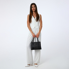 Сумка женская тоут на молнии David Jones, наружный карман, цвет чёрный - фото 25478130