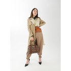 Сумка женская тоут на молнии David Jones, наружный карман, цвет коричневый - Фото 4