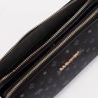 Сумка кросс-боди, 2 отдела на молнии David Jones, регулируемый ремень, цвет чёрный 7025523