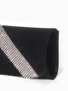 Клатч, отдел на клапане, длинная цепь, цвет чёрный - фото 809356825