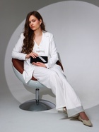 Сумка-клатч вечерняя на магните, на длинной цепочке, с серебристой вставкой, чёрная - фото 119617966