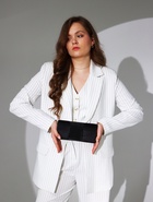 Сумка-клатч женская на магните, на длинной цепочке, чёрная 7135500