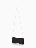 Сумка-клатч женская на магните, на длинной цепочке, чёрная 7135500