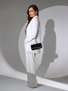 Сумка женская на магните, цвет чёрный 7135505