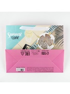 Пакет ламинированный «Летние истории» с пластиковым окном, 32,5 × 26,5 × 13,5 см - фото 808341563