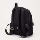 Рюкзак городской из текстиля на молнии, 2 наружных кармана, цвет чёрный - Фото 2