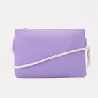 Рюкзак на молнии, шопер, сумка, косметичка, цвет сиреневый - Фото 11