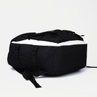 Рюкзак Лайк, 29*12*40, 2 отд на молн, 2 н/карм, 2 бок карм, шоппер,сумка, косм, черный - фото 804738800