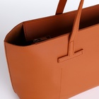 Сумка женская на молнии, цвет терракотовый 7373422