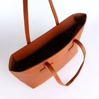 Сумка женская на молнии, цвет терракотовый 7373422