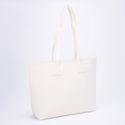 Сумка женская на молнии, цвет белый 7373423