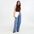 Сумка женская на молнии, цвет белый 7373423