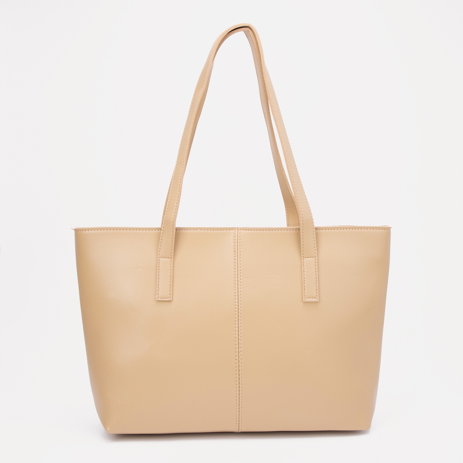 Сумка-шопер на молнии, цвет бежевый (7373430) - Купить по цене от 536. ...