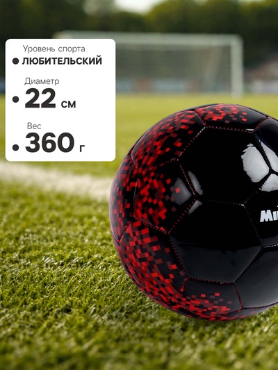 Футбольный мяч MINSA, машинная сшивка, 32 панели, р. 5, TPU