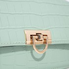 Сумка-мессенджер на клапане, цвет зелёный - фото 24628056