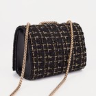 Сумка мессенджер на клапане, цвет чёрный - Фото 2