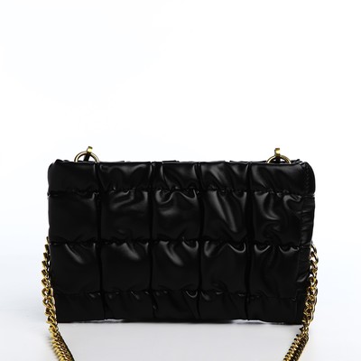 Сумка женская на молнии, цвет чёрный