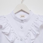 Блузка для девочки MINAKU цвет белый, р-р 128 - Фото 7