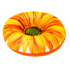 Мягкая подушка-антистресс "Цветы", цвет оранжевый - Фото 2