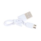 Мини вентилятор в форме наручных часов LOF-09, 3 скорости, подсветка, голубой - фото 51444729