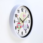 Детские настенные часы "Сова", дискретный ход, d-30 см - Фото 2