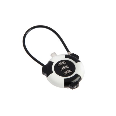 Замок навесной кодовый, черный