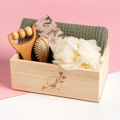 Набор подарочный Этель "Любимой маме", полотенце и аксессуары