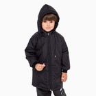 Куртка для мальчика, цвет чёрный, рост 74-80 см - Фото 4