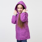Куртка для девочки, цвет сиреневый, рост 104-110 см - Фото 3