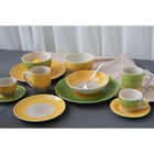 Тарелка глубокая Доляна «Подсолнух», 540 мл, d=18 см, керамика, зелёная - Фото 7