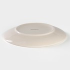 Тарелка керамическая десертная Доляна «Подсолнух», d=19 см, цвет зелёный - Фото 3