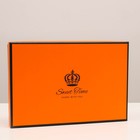 Коробка подарочная оранжевая, "Sweet time", 33х22х5 - фото 38268153