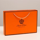 Коробка подарочная оранжевая, "Sweet time", 33х22х5 - фото 38268156