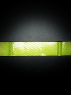 Светоотражающая лента-наклейка, 2.5 см, 1±0.1 м, жёлтая - Фото 4