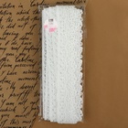 Кружево гипюровое, 40 мм × 9 ± 0.5 м, цвет белый - Фото 3