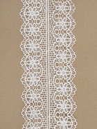 Кружево гипюровое, 45 мм, 6.8±0.5 м, цвет белый - Фото 2