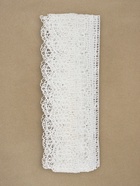 Кружево гипюровое, 45 мм, 6.8±0.5 м, цвет белый - Фото 3