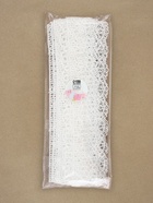 Кружево гипюровое, 45 мм, 6.8±0.5 м, цвет белый - Фото 4