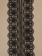 Кружево гипюровое, 45 мм × 6.8 ± 0.5 м, цвет чёрный - Фото 2