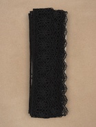 Кружево гипюровое, 45 мм × 6.8 ± 0.5 м, цвет чёрный - Фото 3