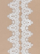 Кружево гипюровое, 55 мм, 6.8±0.5 м, белое - Фото 2