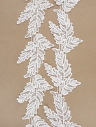 Кружево гипюровое, 100 мм, 6.8±0.5 м, цвет белый - Фото 2