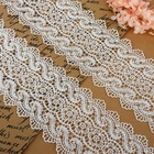 Кружево гипюровое, 105 мм, 6.8±0.5 м, цвет белый - Фото 2