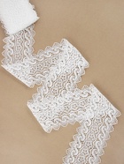 Кружево гипюровое, 105 мм, 6.8±0.5 м, цвет белый - Фото 2