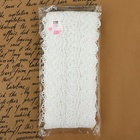 Кружево гипюровое, 105 мм, 6.8±0.5 м, цвет белый - Фото 5