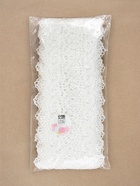 Кружево гипюровое, 105 мм, 6.8±0.5 м, цвет белый  (артикул 7122324)  большой выбор товаров оптом и в розницу по низким ценам с доставкой