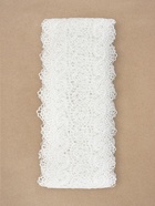 Кружево гипюровое, 105 мм, 6.8±0.5 м, цвет белый - Фото 4