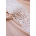 Кружево гипюровое, 105 мм, 6.8±0.5 м, цвет белый - Фото 3